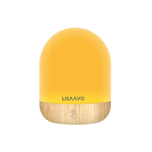Portable wood grain mosquito repellent hand lamp