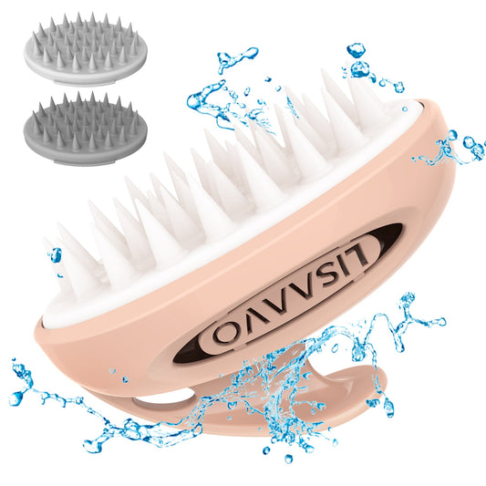 Enjoy Scalp Massages Anytime with LISAAVO Scalp Massager Shampoo Brush