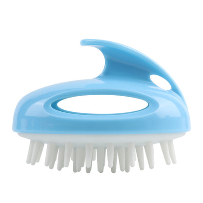 CSTT Scalp Massage Shampoo Brush with Soft Silicone Teeth Wet & Dry Brush for Scalp Treatment