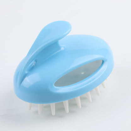 CSTT Scalp Massage Shampoo Brush with Soft Silicone Teeth Wet & Dry Brush for Scalp Treatment