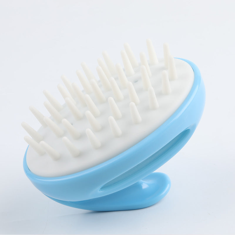 CSTT Scalp Massage Shampoo Brush with Soft Silicone Teeth Wet & Dry Brush for Scalp Treatment