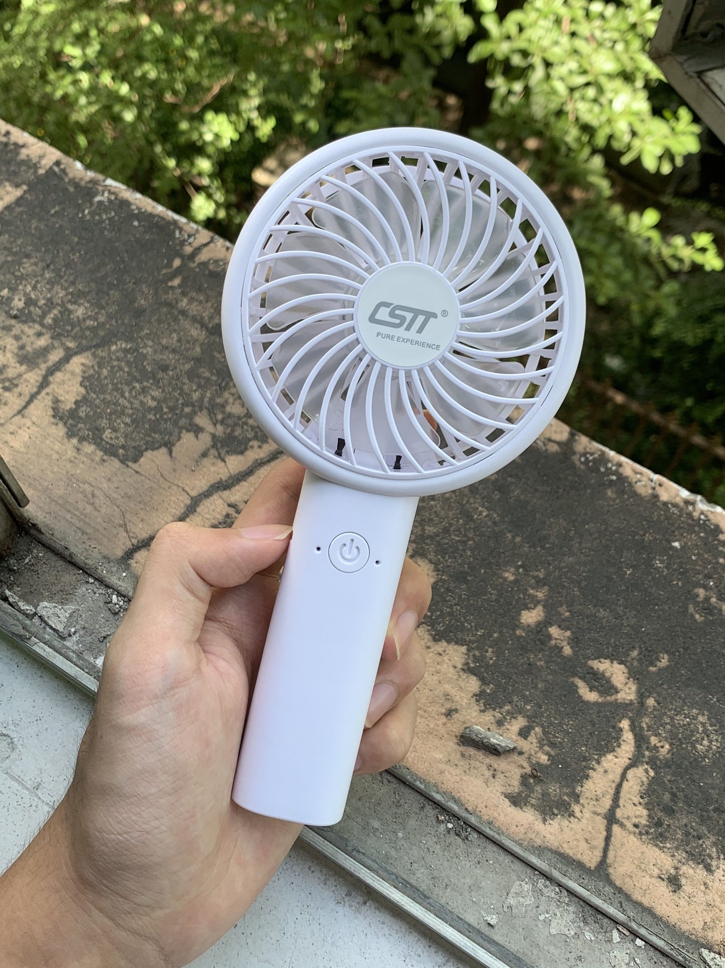 CSTT Mini Negative Ion Portable Fans Handheld USB Rechargeable Fan Mini Desktop Air Cooler Outdoor Fan Cooling Travel Hand Fans Ventilation Fan